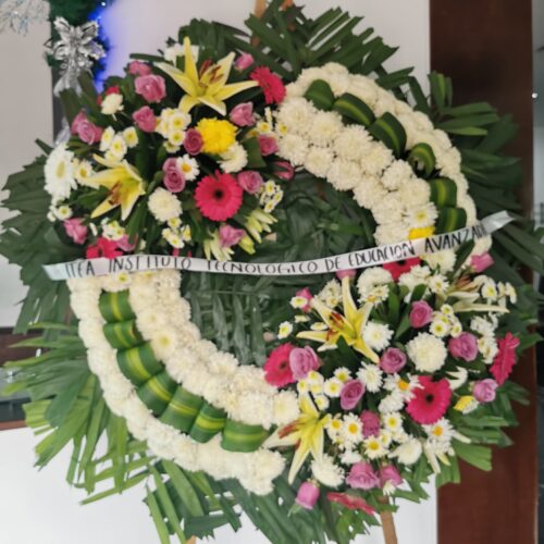 Corona floral grande