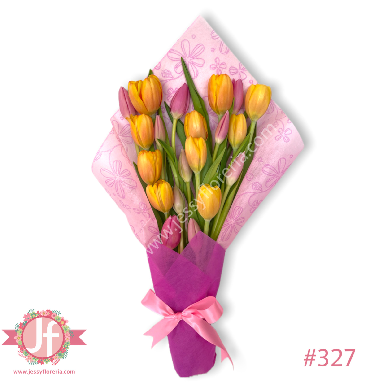 Ramo de 20 tulipanes – Jessy Floreria