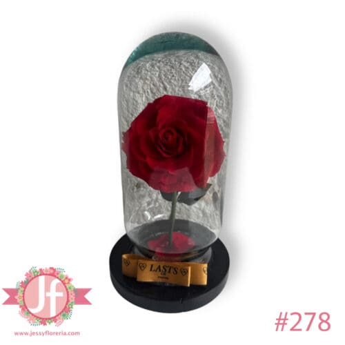 Rosa eterna roja, hasta 3 años de duración - Complemento a tus flores