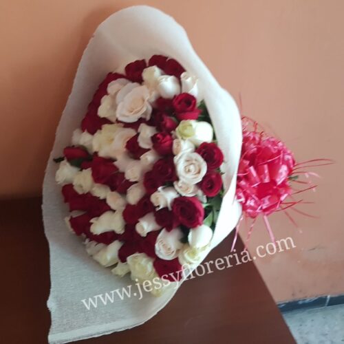 Ramo 100 rosas bicolor