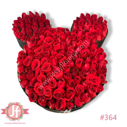 Caja Mickey de rosas