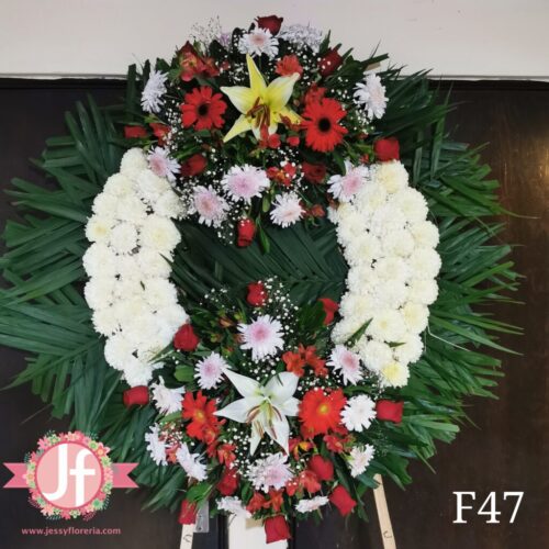 Corona doble copete Rojo