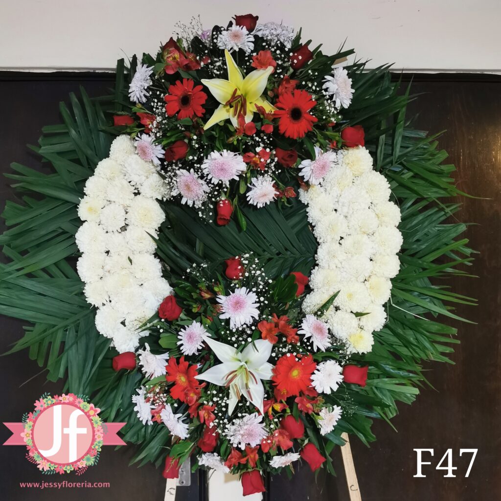 Corona doble copete Rojo