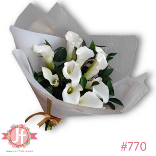 Bouquet 10 calas - Pedir con 3 días de anticipación