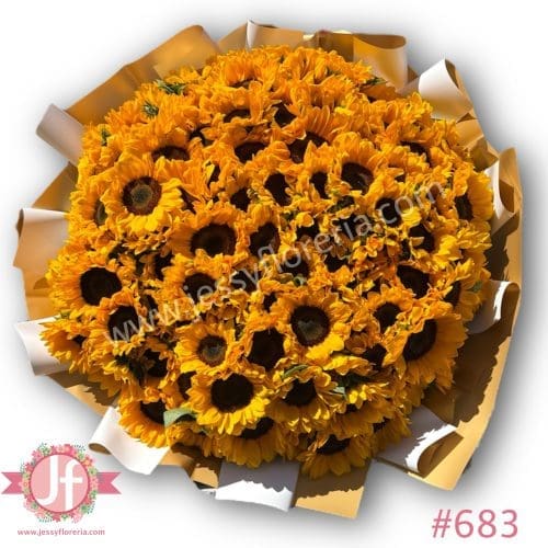 683 Ramo de 150 girasoles
