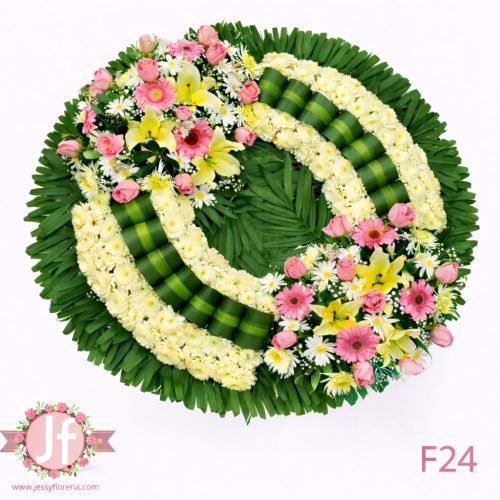 Corona floral grande