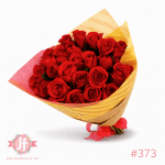 Bouquet con 24 rosas rojas frescas para envío de flores a domicilio en Guadalajara, Zapopan y zona metropolitana.