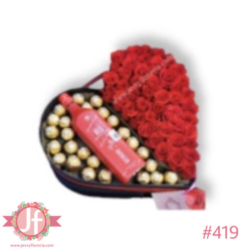 Corazón 50 rosas, Red Label y Ferreros