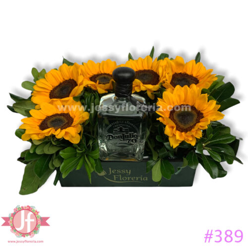 Caja girasoles Julio 70