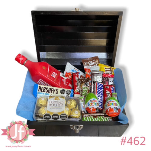Cofre Red Label, Ferrero y chocolates surtidos - Complemento a tus flores
