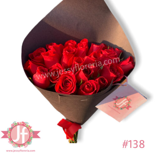 Ramo redondo de 24 rosas rojas - Sólo disponible para recoger en sucursal $920.00