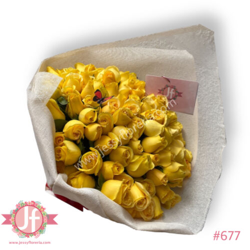 Ramo de 100 rosas amarillas
