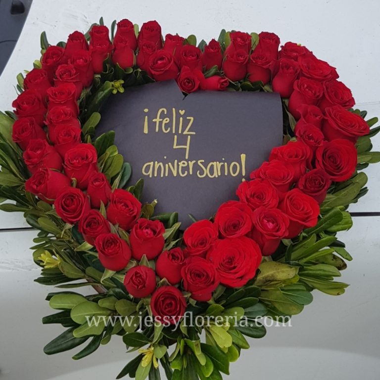 Corazón de 50 rosas florerias en guadalajara con servicio a domicilio, zapopan, tlaquepaque, tonala, tlajomulco