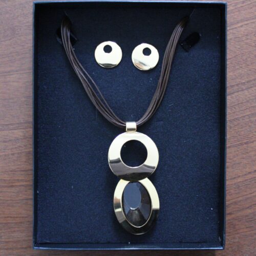 Set Tira Café/dorada-Complemento a tus flores