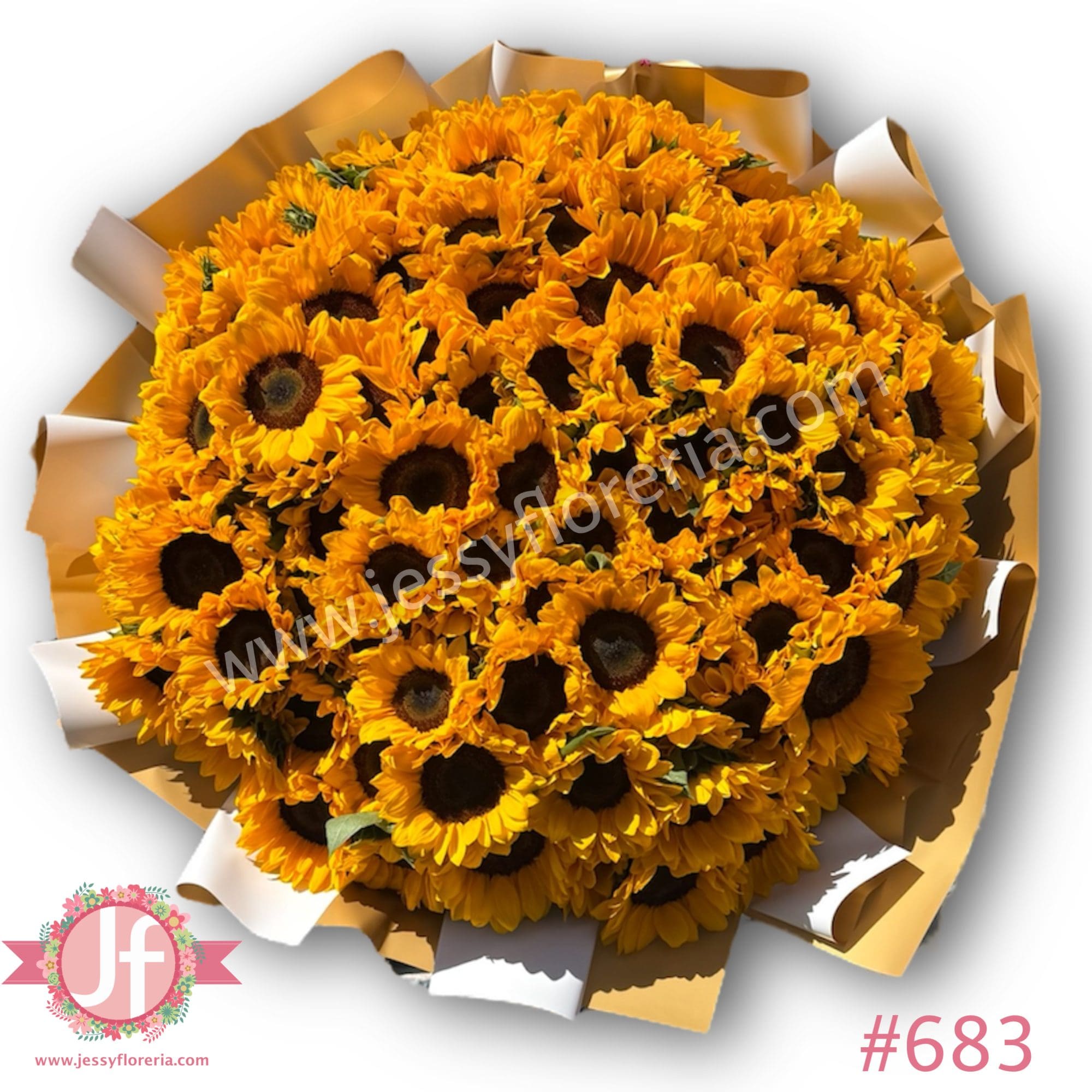 Ramo de 150 girasoles