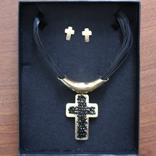 Set Cruz Piedra Negra-Complemento a tus flores