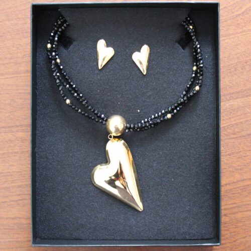 Set Piedra Negra, Corazón-Complemento a tus flores