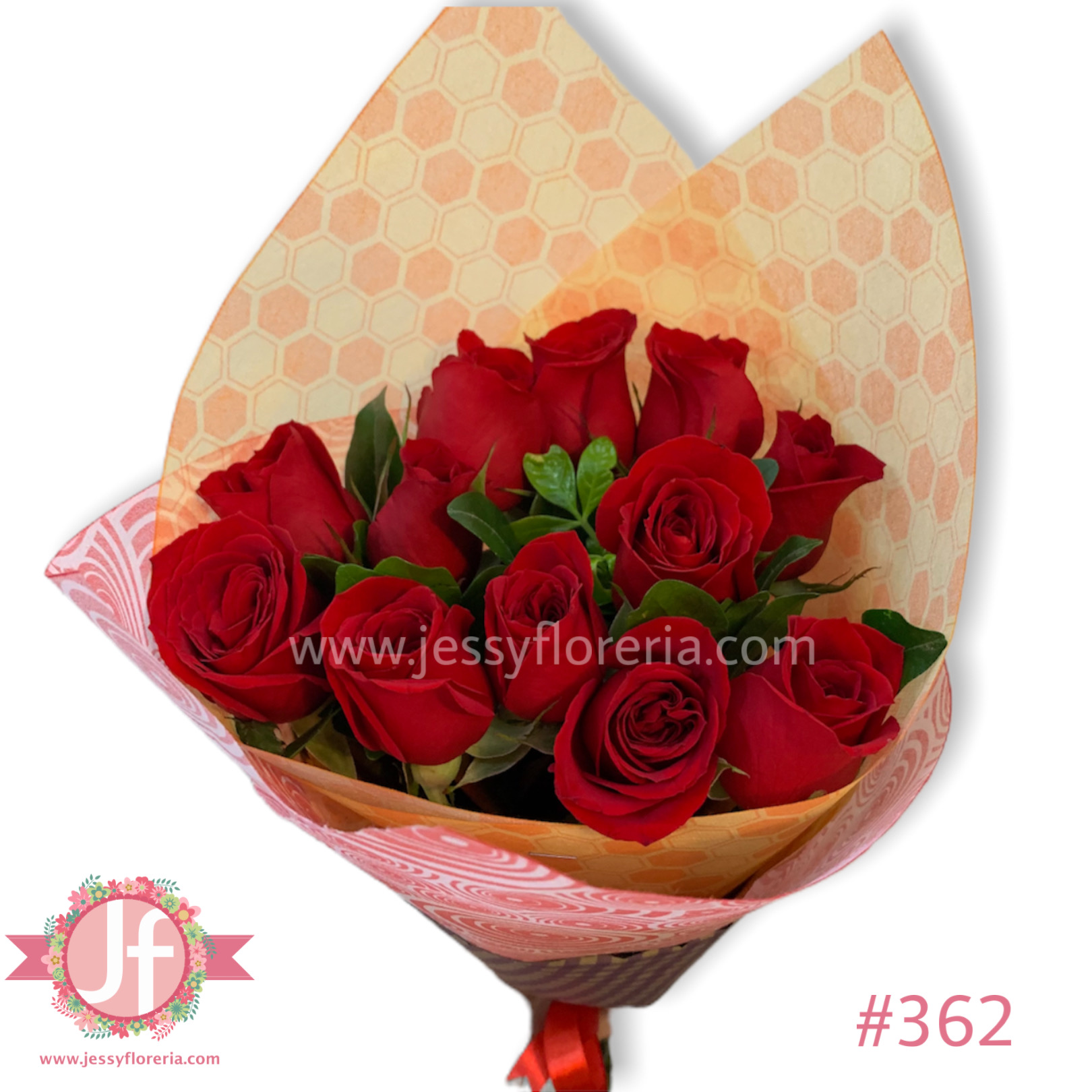Docena de rosas rojas - Pedir con un día de anticipación Guadalajara -  Envíos a domicilio mismo día 2 a 4 Hrs