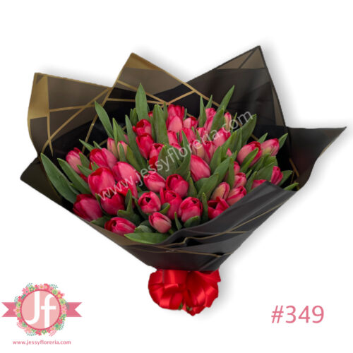 Bouquet de 50 Tulipanes - Pedir con un día de anticipación