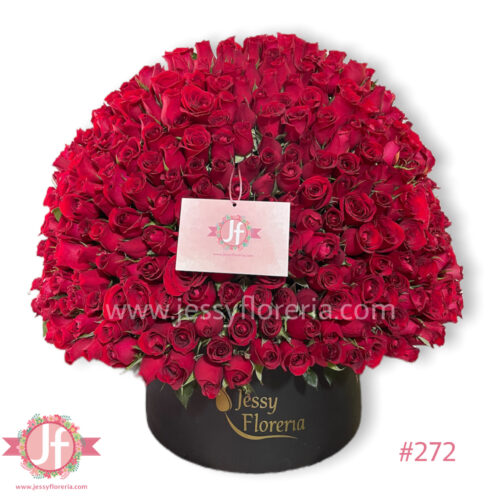 Caja circular de 300 rosas - Image 2