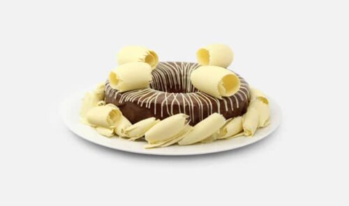 Rosca decorada Grande 24 rebanadas - Complemento a tus flores