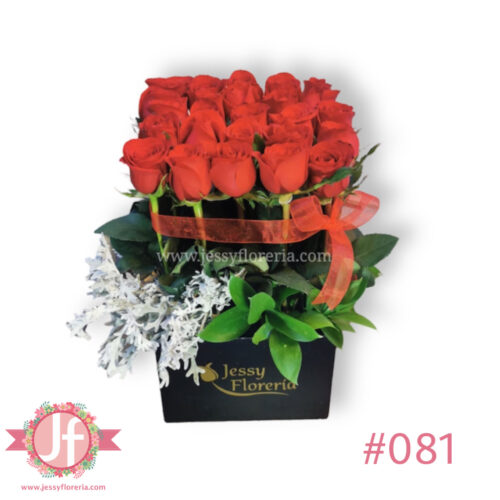 Caja 25 rosas