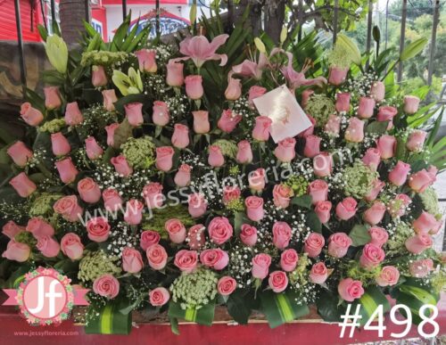 Jardinera Madera 100 Rosas Rositas