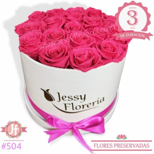 Caja 18 rosas rositas