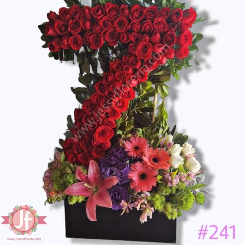 No. 7 de rosas rojas