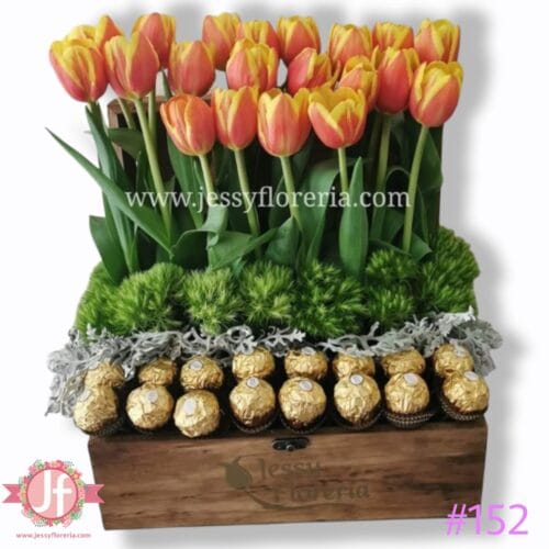 Arreglos florales con Tulipanes - Envío GRATIS mismo día 2 a 4 Hrs