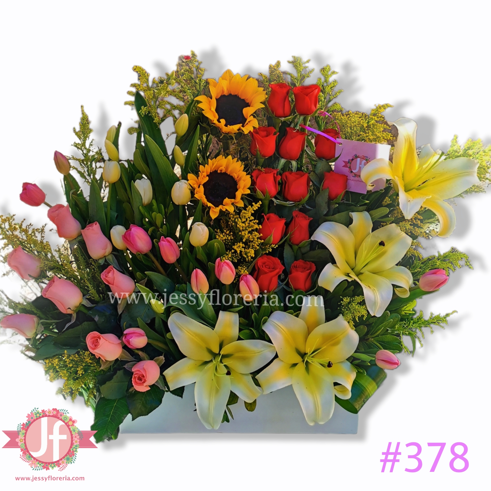 Diseño 20 Tulipanes 24 rosas - Envíos GRATIS Mismo día 2 a 4 Hrs