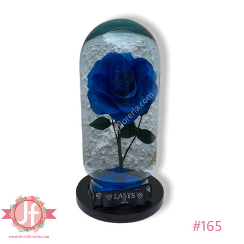 Rosa eterna azul