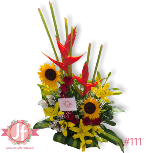 Arreglo floral tropical - Image 2