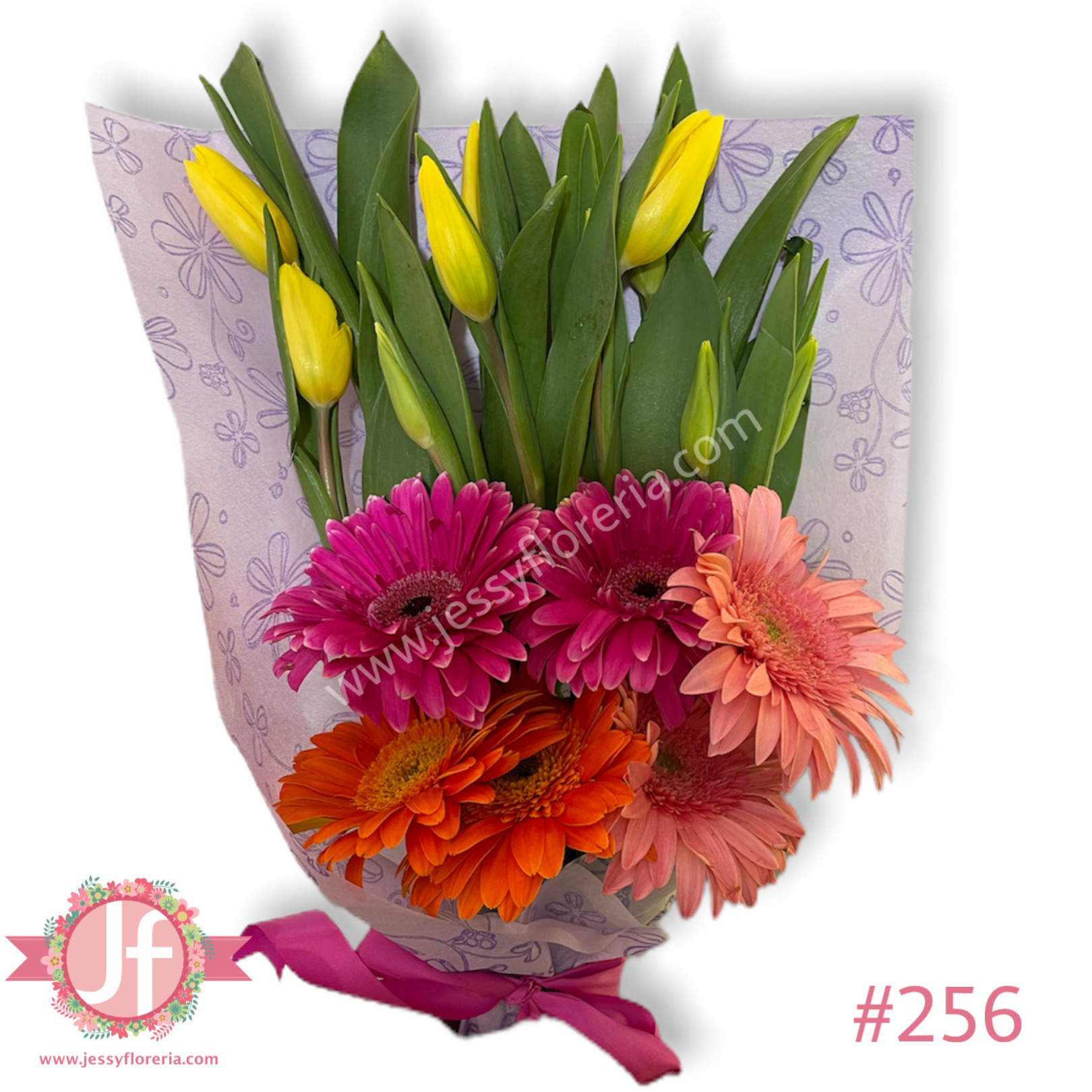 Bouquet 10 Tulipanes 6 Gerberas - Envíos GRATIS Mismo día 2 a 4 Hrs