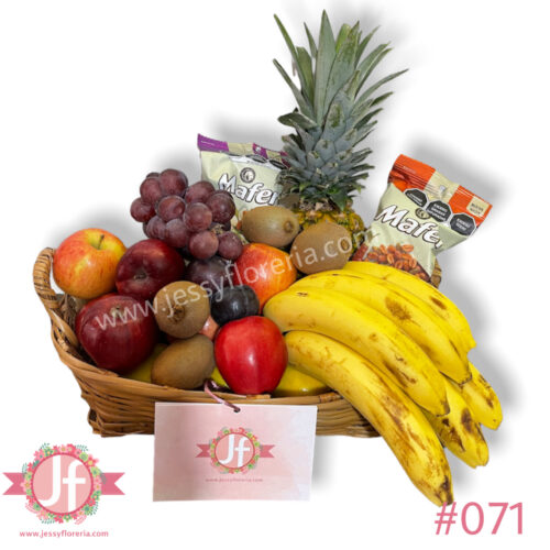 Canasta frutal con cacahuates - Solicitar con un día de anticipación