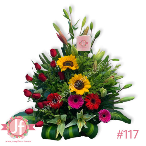 Jardinera multicolor