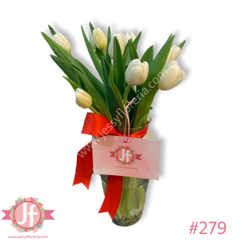 Florero de 10 Tulipanes - Image 2