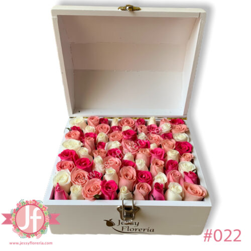 Cofre de rosas rositas