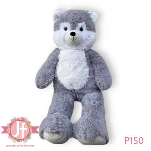 Lobo de peluche 1 metro