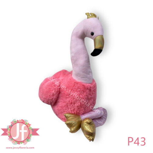 Flamingo de peluche 1 metro