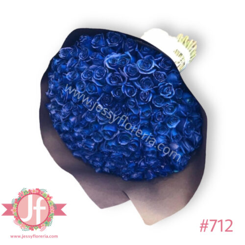 Ramo de 150 rosas azules