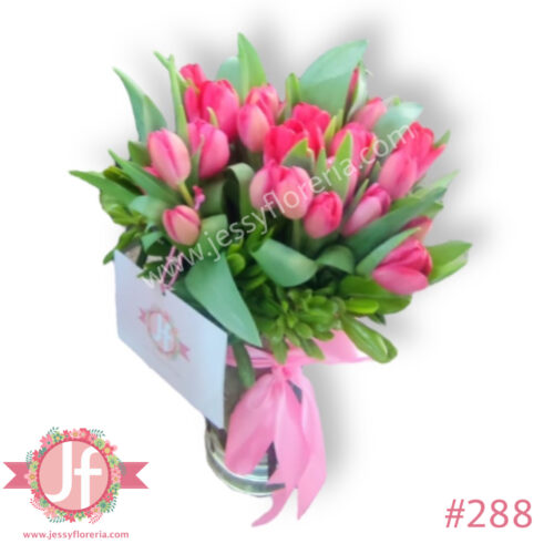 288-florero-de-40-tulipanes
