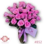 852 Florero 36 rosas rositas