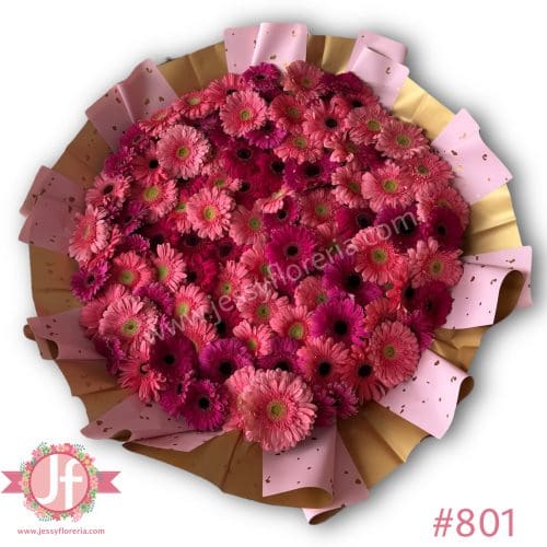 801-maxiramo-100-gerberas-rosa-y-fucsia