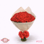 Ramo de 100 rosas rojas frescas para envío de flores a domicilio en Guadalajara, Zapopan, Tlaquepaque y Tonalá.