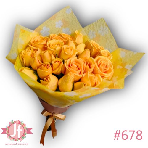 Ramo de 24 rosas amarillas