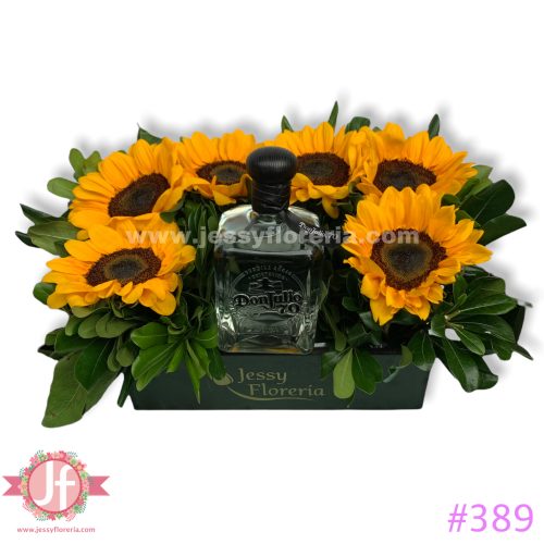 Caja girasoles Julio 70