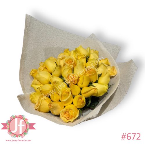 Ramo de 50 rosas amarillas