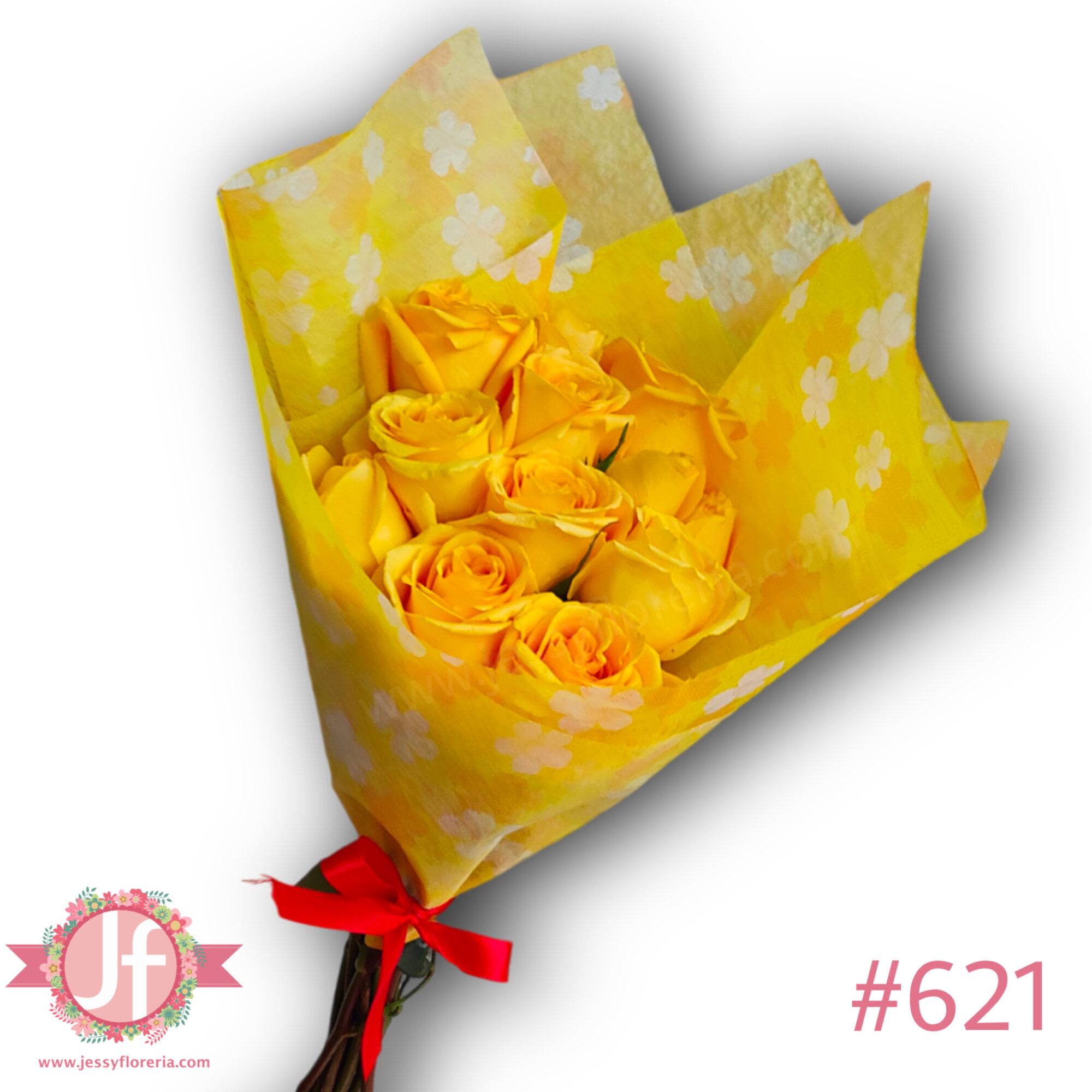 Bouquet 12 rosas amarillas