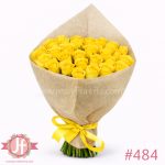 Ramo de 36 rosas amarillas frescas para envío de flores a domicilio en Guadalajara.